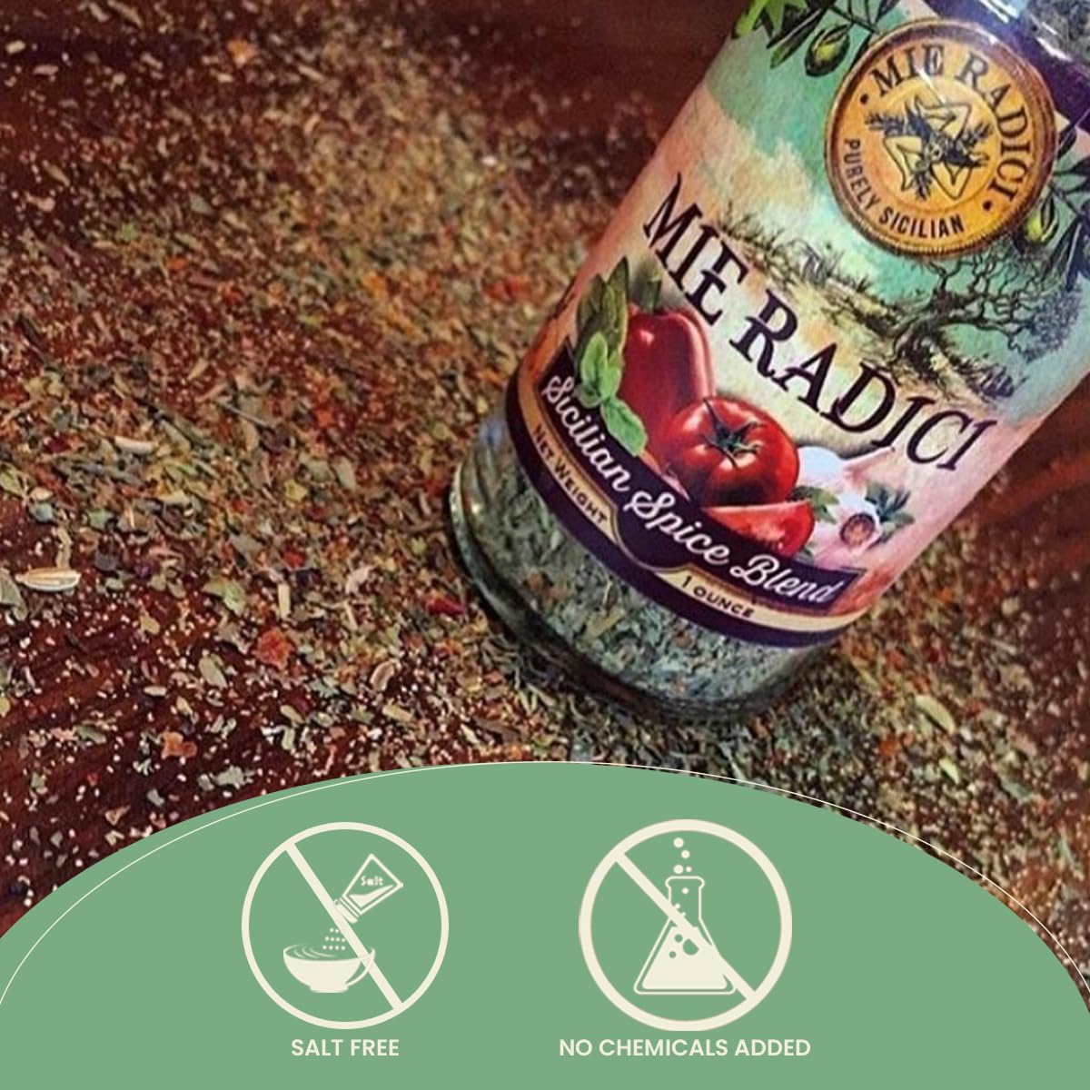 Sicilian Spice Blend with shaker top