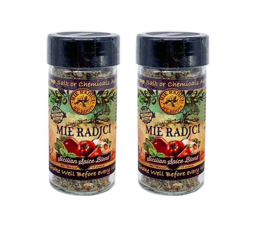 Sicilian Spice Blend with shaker top