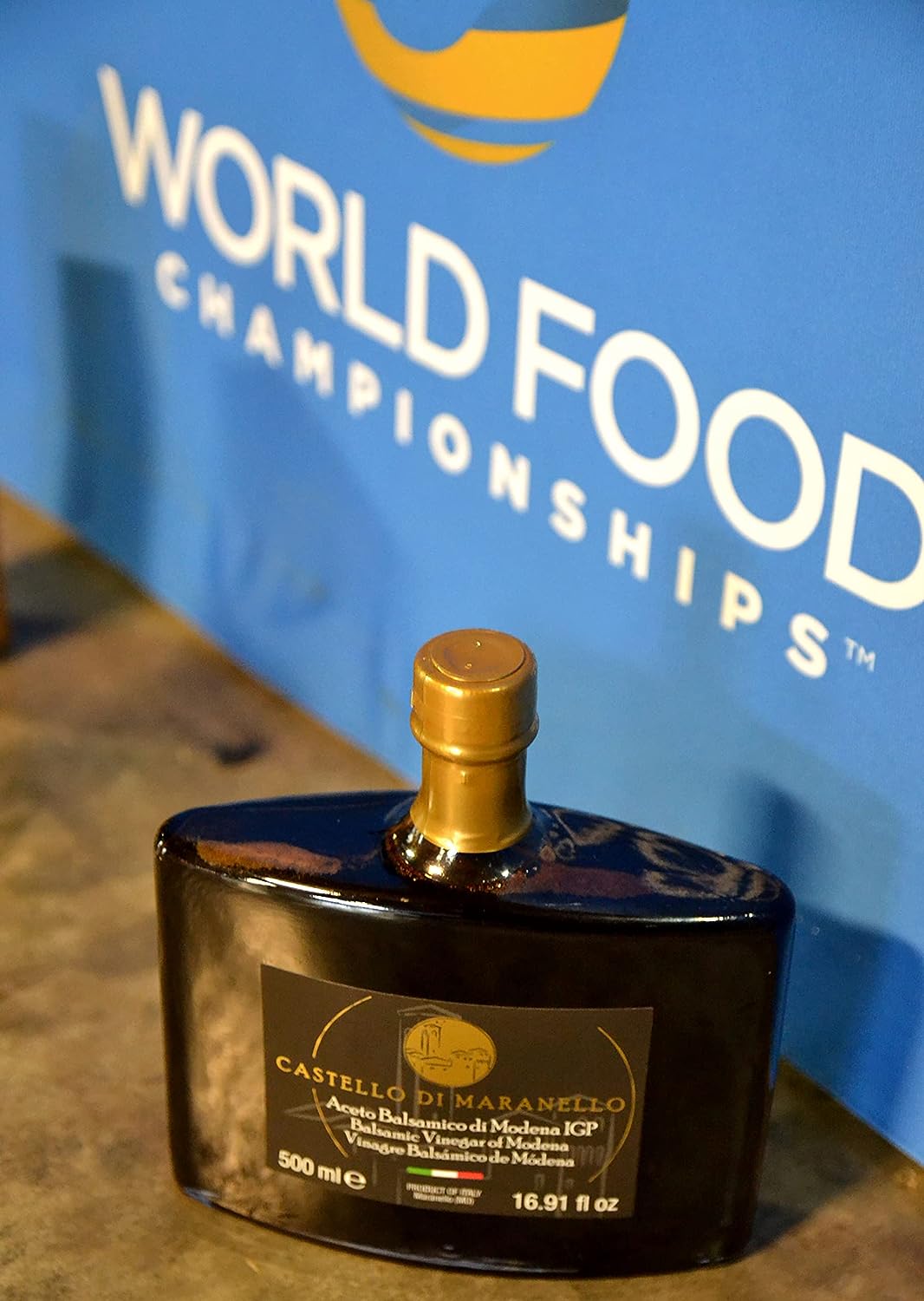 FM02 Fondo Montebello Balsamic Vinegar "Papillon" Diamond Gold Box