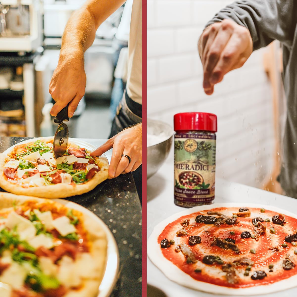 Sicilian Pizza Sauce Blend with shaker top