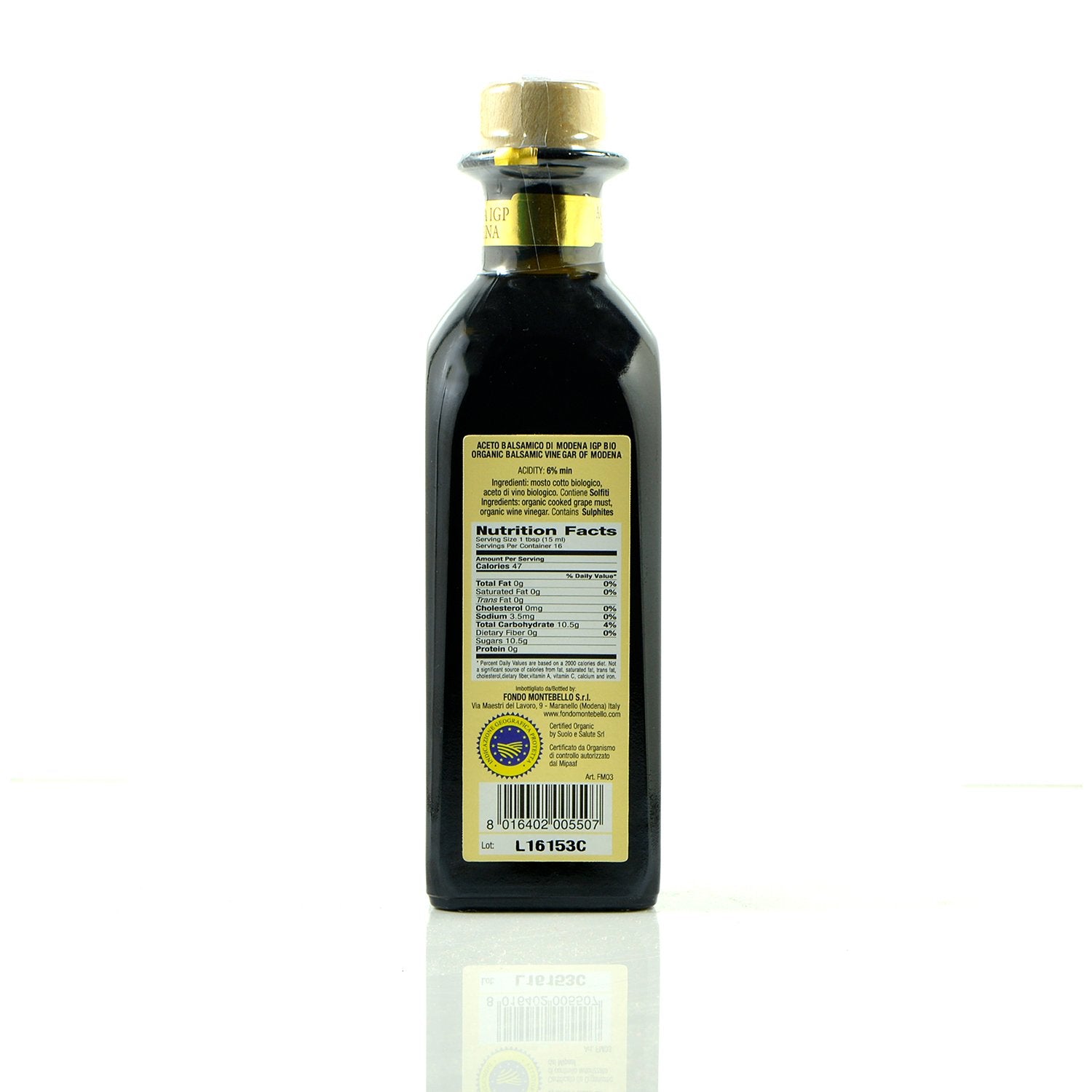 FM03 Fondo Montebello Balsamic Vinegar "Papillon" Organic