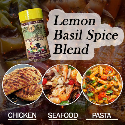 Lemon Basil Blend with shaker top