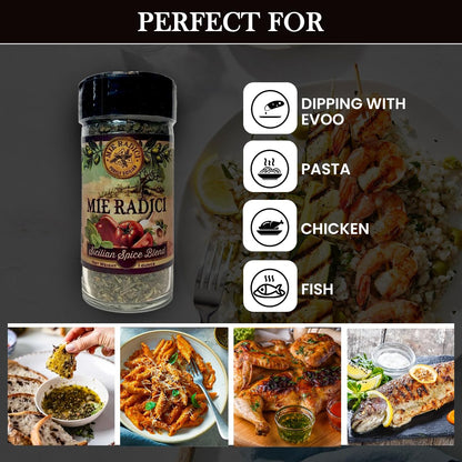 Sicilian Spice Blend with shaker top