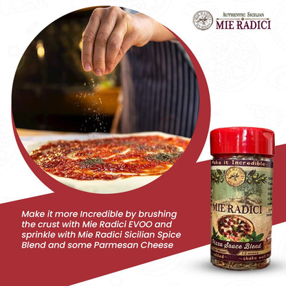 Sicilian Pizza Sauce Blend with shaker top