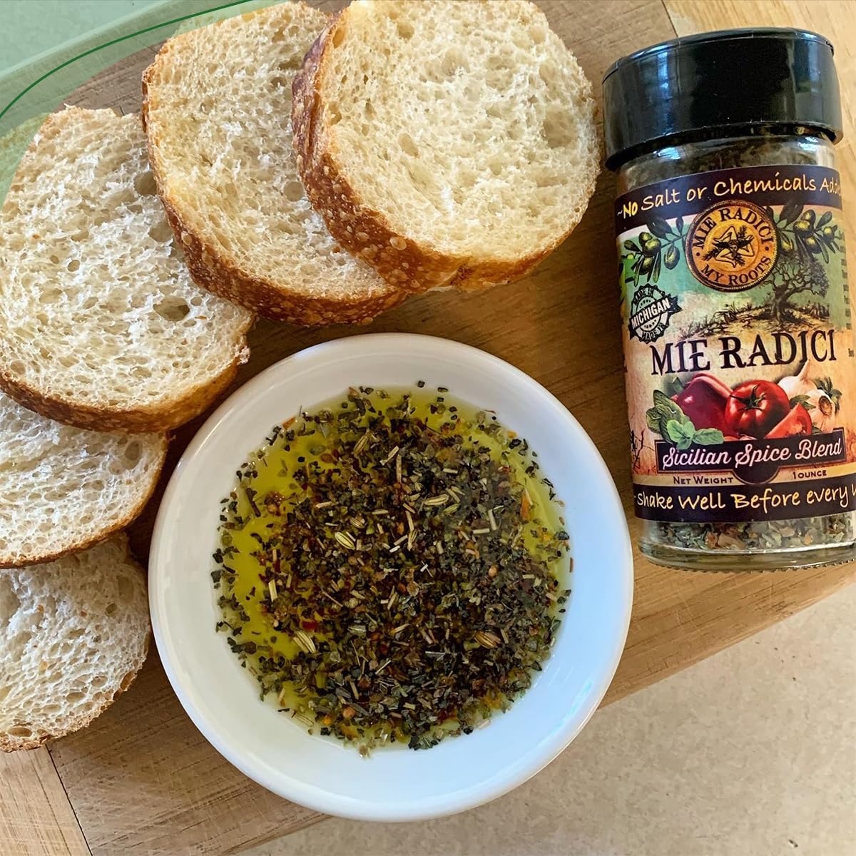 Sicilian Spice Blend with shaker top