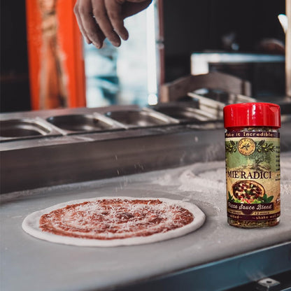 Sicilian Pizza Sauce Blend with shaker top