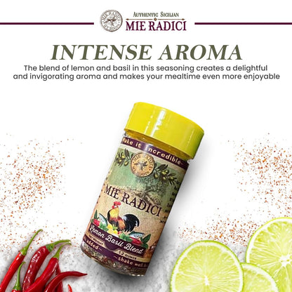 Lemon Basil Blend with shaker top