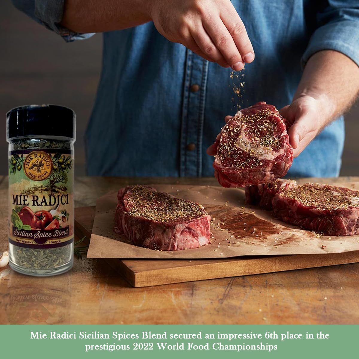 Sicilian Spice Blend with shaker top