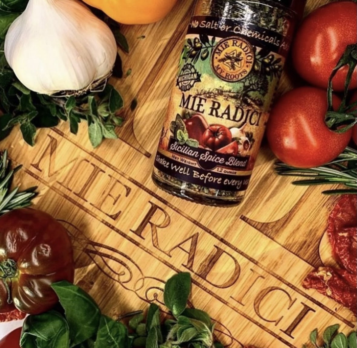 Sicilian Spice Blend with shaker top