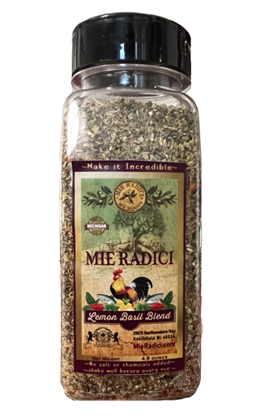 Lemon Basil Blend with shaker top