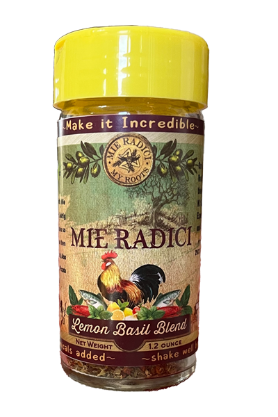 Lemon Basil Blend with shaker top