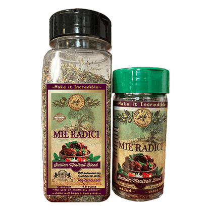 Sicilian Meatball Blend with shaker top