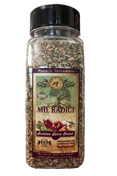 Sicilian Spice Blend with shaker top