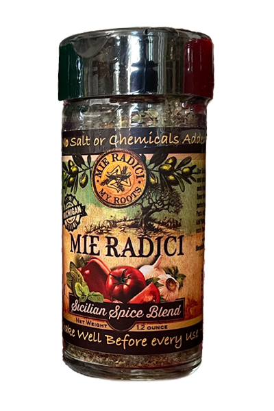 Sicilian Spice Blend with shaker top