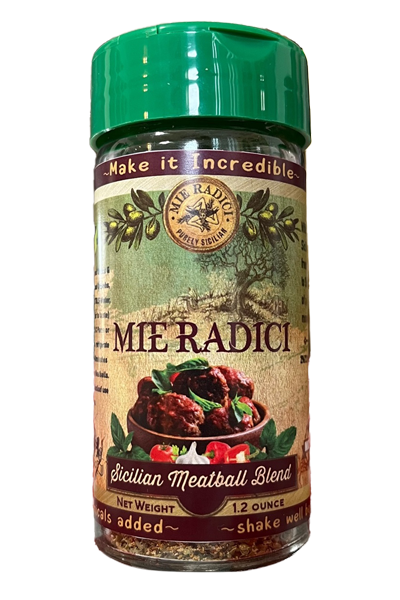 Sicilian Meatball Blend with shaker top